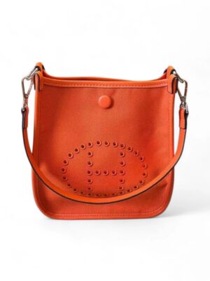 Hermes Evelyne 29 Officier Canvas With Swift Calfskin + Brand Box , size 29*28