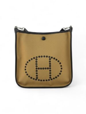 Hermes Evelyne 29 Officier Canvas With Swift Calfskin + Brand Box , size 29*28