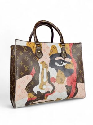 Louis Vuitton OnTheGo Face print  , size 34*27