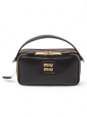 Miu Miu Double zipper matelasse bag + Brand Box , size 22*11 .. ofr