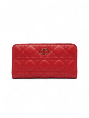 Christian Dior Cannage leather wallet  + Dust Cover , size 20*10