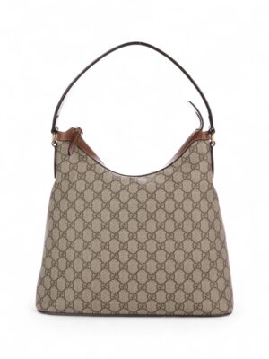 GUCCI GG Brown Supreme Hobo Linea A Bag , Size 36*30 .. ofr