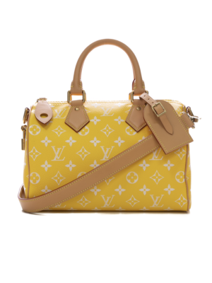 Louis VuittonCalfskin Monogram Speedy P9 Bandouliere 25 yellow 
 , size 26*19 .. ofr