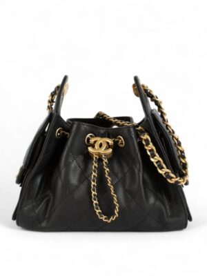 Chanel Black Caviar Chanel 25 Mini Bag , size 25*20