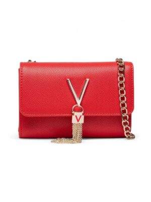 Valentino divina flap crossbody bag in red + Brand Box , size 23*17