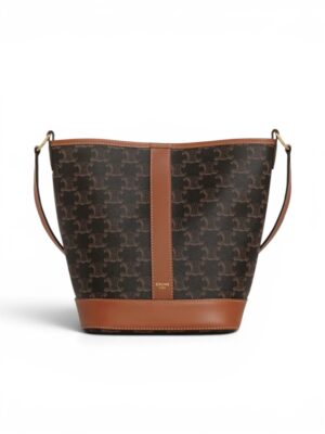Celine Mini Triomphe Bucket bag + Dust cover , size 23*25.