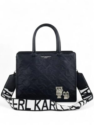 Karl Lagerfeld Paris Karl and Choupette Satchel bag  , Size 26*24 .. ofr