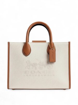 Coach Ace 26 Tote Bag in Canvas & Leather , size 30*24 .. ofr