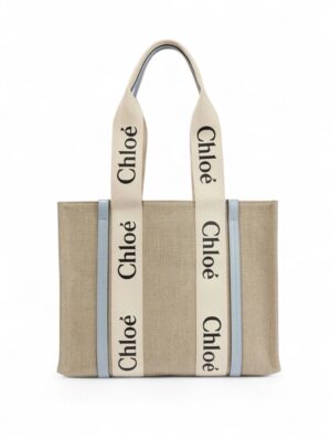 Chloe Woody Medium canvas tote bag .. ofr