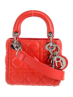 Christian Dior
Cannage Micro Lady Dior Red + Brand Box , size 15*13 .. ofr