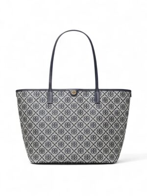 Tory Burch T Monogram zip tote bag Canvas + Dust cover , size 43*30 .. ofr