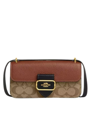 Coach Morgan In Colorblock Signature Canvas + brand box , size 20*11 .. ofr