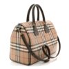 Burberry Bowling Medium Burberry Check top handle bag + Dust cover , size 29*18 - Thumbnail Image 4