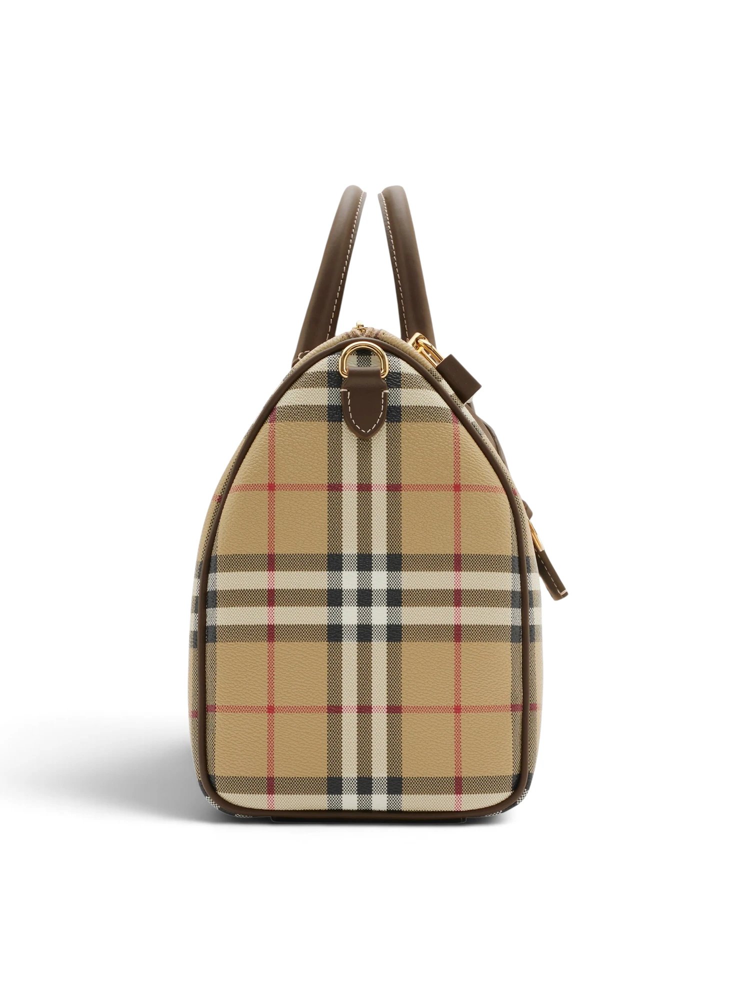 Burberry Bowling Medium Burberry Check top handle bag + Dust cover , size 29*18 - الصورة 2