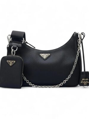 PRADA Saffiano leather bag Re edition 2005 + Brand Box , size 22*16