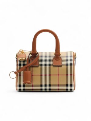 Burberry Mini Check Bowling BagPrice  + Brand Box , size 20*13