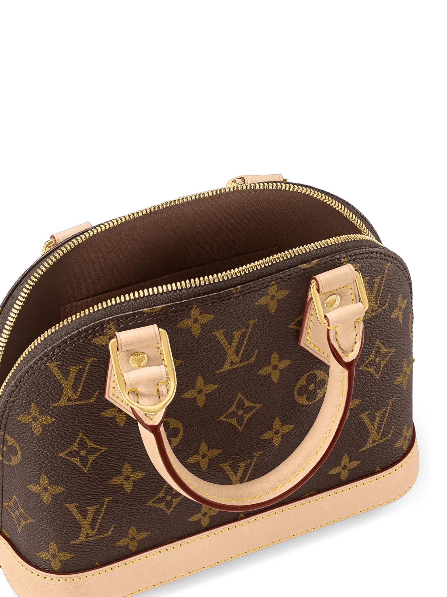 ⁦Louis Vuitton Monogram Alma BB bag  + Brand Box , size 25*19⁩ - الصورة ⁦4⁩