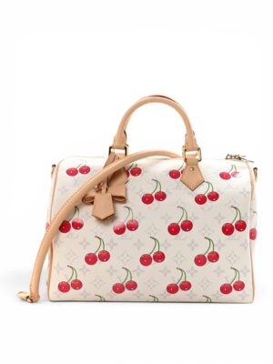 Louis Vuitton LV x TM Speedy Soft Bandouliere 30 Bag Cherry + Brand Box , size 30*20