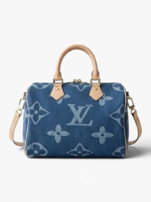 Louis Vuitton speedy 25 denim + Brand Box, size 25*18