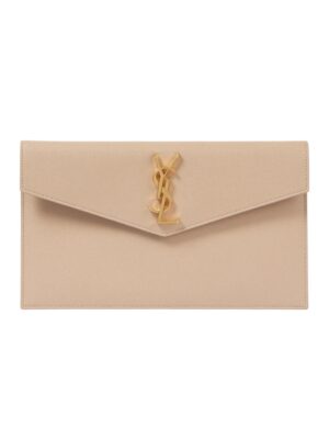 SAINT LAURENT Uptown  Clutch caviar leather + Brand Box , size  27*16