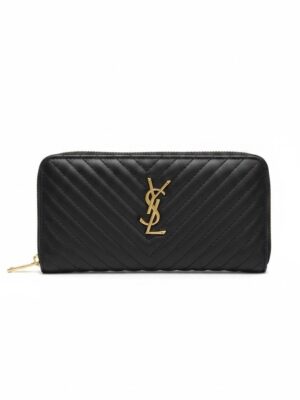 SAINT LAURENT  Cassandre matelasse wallet + Brand Box , size 19*10
