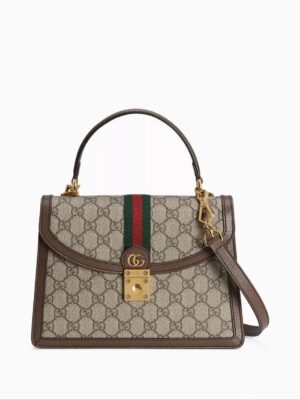 Gucci Ophidia medium top handle bag + Brand Box , size 23*17