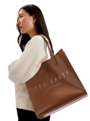 TED BAKER CRINKON CRINKLE LARGE ICON BAG + Dust cover , size 34*34