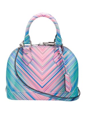 Louis Vuitton Epi Tropical Alma BB Blue Rose + Brand Box, size 23*17