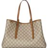 Gucci GG Emblem Medium Tote Bag in Monogram Canvas , size 35*25 - Thumbnail Image 1