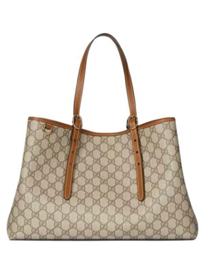 Gucci GG Emblem Medium Tote Bag in Monogram Canvas , size 35*25