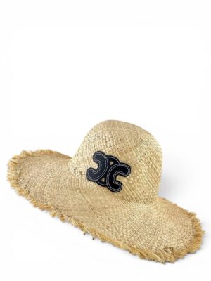Celine raffia hat in natural