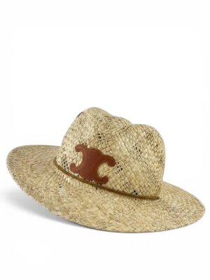 Celine raffia hat in natural