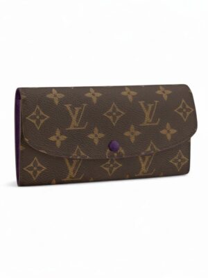 Louis Vuitton Emilie Wallet Fuchsia + Box , size 18*10
