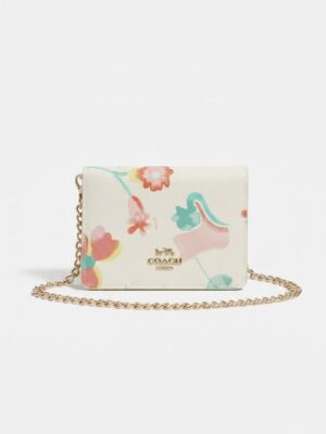 COACH Mini Purse  Wallet On A Chain  , size 13*10