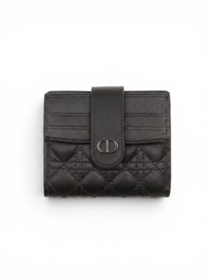 Christian dior Dior Caro Card Holder black + Brand Box , Size 13*10