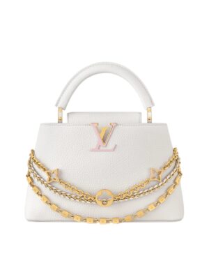 Louis Vuitton Capucines BB white + Brand Box , size 27*18