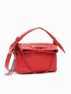Desigual Bolso M bordado flores , size 29*16