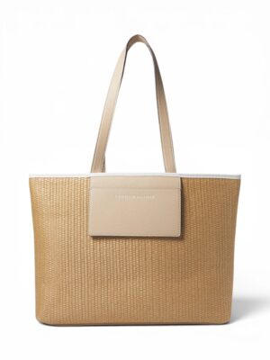 Tommy Hilfiger Keaton Ii Straw Tote Women  beige , size 40*28