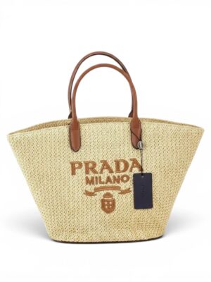 Prada
Large Raffia Shopping Bag , size 48*23