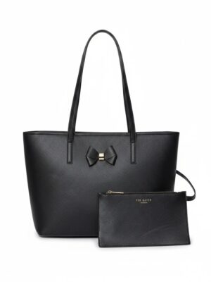 Ted Baker Saffiano leather  Aveeda Bow Shopper , size 38*26