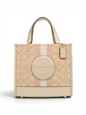 Coach Dempsey Tote 22 In Signature Jacquard + Brand Box , size 22*20