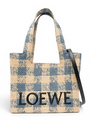 LOEWE Medium Loewe Font Tote Raffia + Brand Box, size 30*25