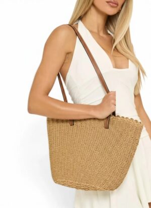  Tote Bag with Leather Straps
, size 40*30