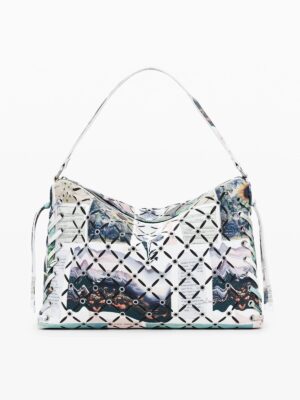 Desigual Bolso bandolera troquelado Collage mediano , size 42*29