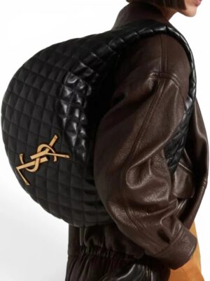 Saint Laurent 
icare quilted leather shoulder bag + Dust cover , size 40*35
