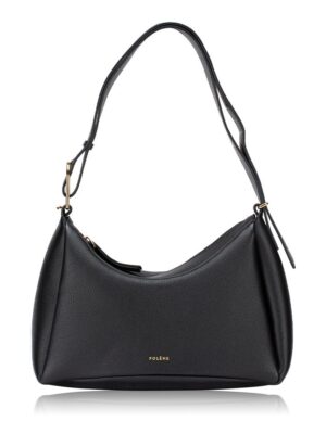 Polene   Textured  Umi Crossbody Black , size 25*18
