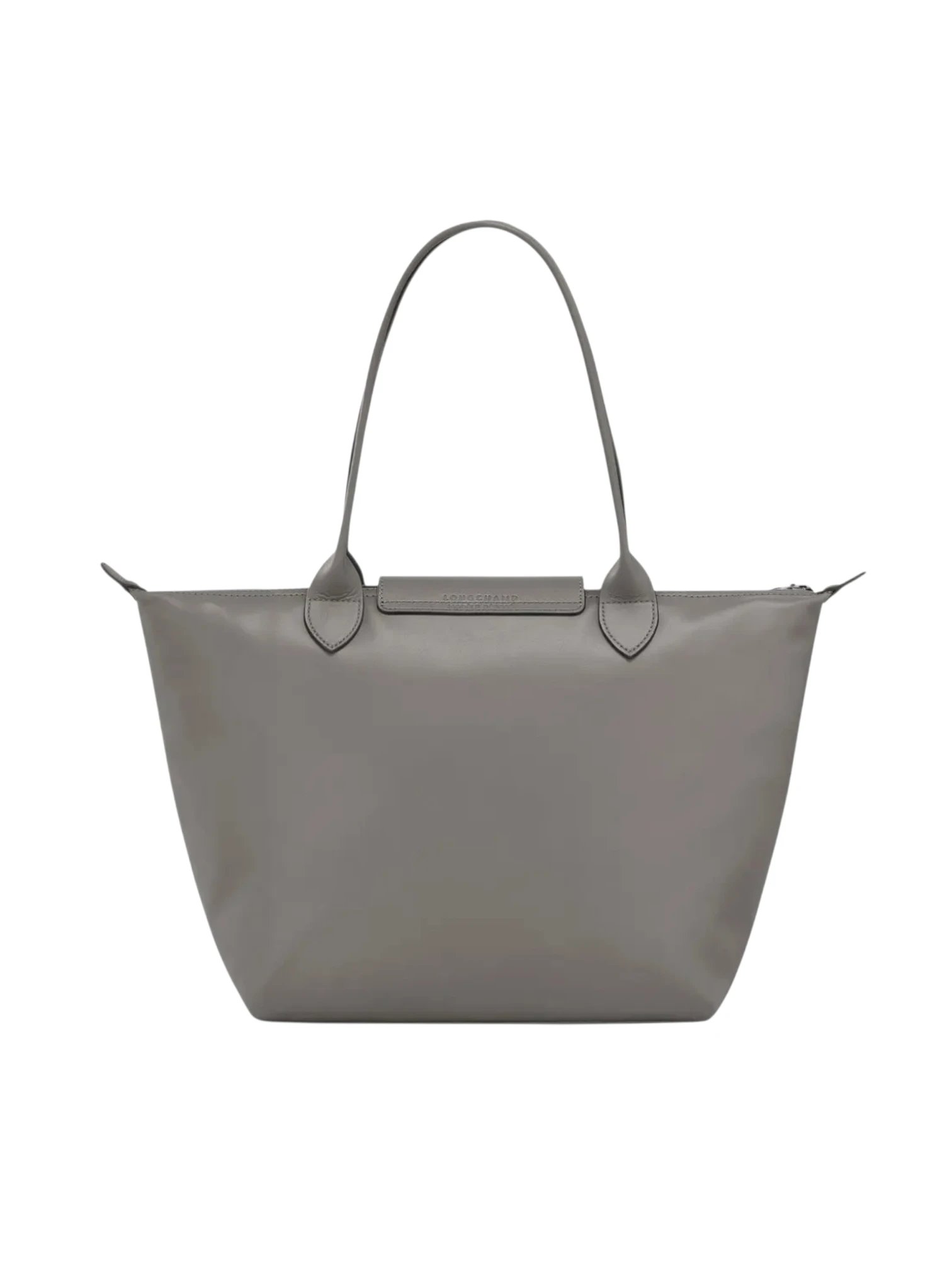⁦Longchamp
Medium Le Pliage Xtra Bag in Leather Gray , size 40*27⁩ - الصورة ⁦3⁩