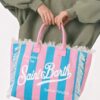 MC2 Saint Barth summer Vanity Einkaufstasche aus Denim Patchwork Baumwoll Canvas , size 55*30 - Thumbnail Image 1