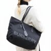 BURBERRY Nylon Logo Tote  + Dust cover , size 38*26 - Thumbnail Image 7