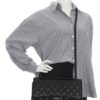 Chanel Jumbo Double Flap So Black caviar leather , size 30*19 - Thumbnail Image 9
